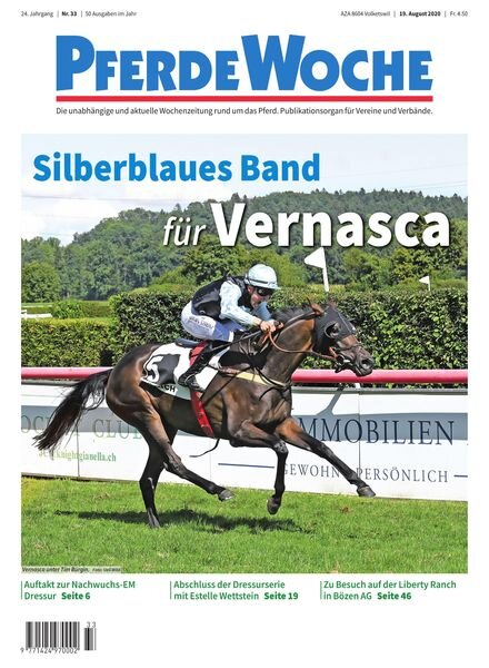 PferdeWoche – 19 August 2020 Cover