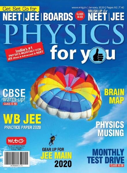 Physics For You – January 2020 Cover