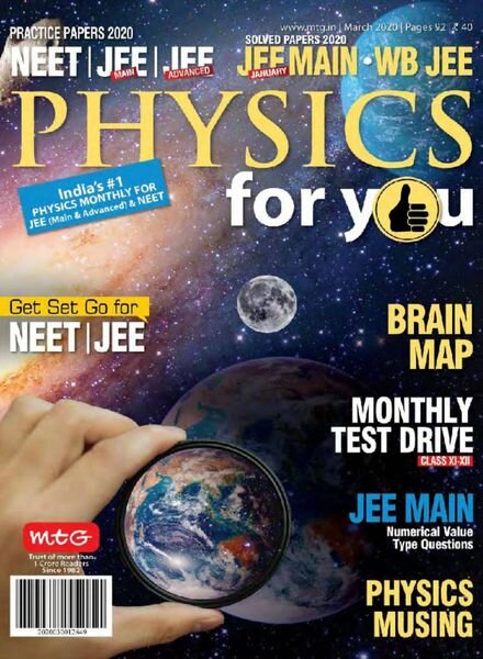 Physics For You – March 2020 Cover