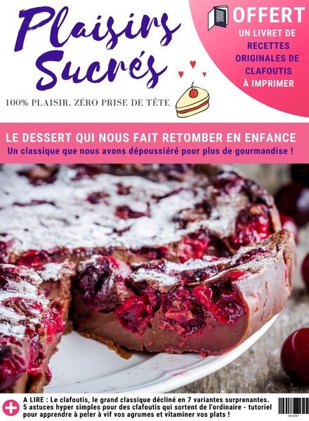Plaisirs Sucres – N 9 2020 Cover
