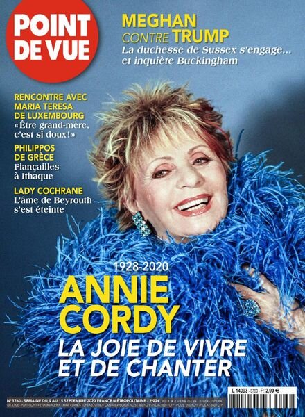 Point de Vue – 09 septembre 2020 Cover