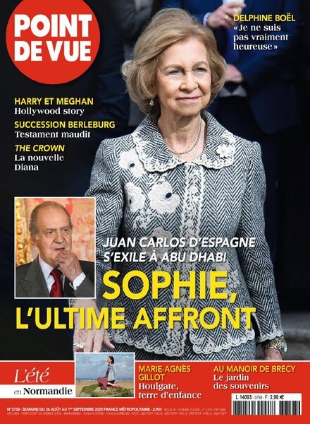 Point de Vue – 26 aout 2020 Cover