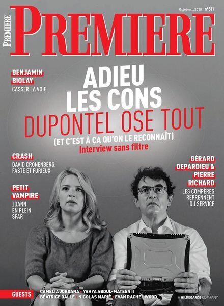 Premiere – Octobre 2020 Cover