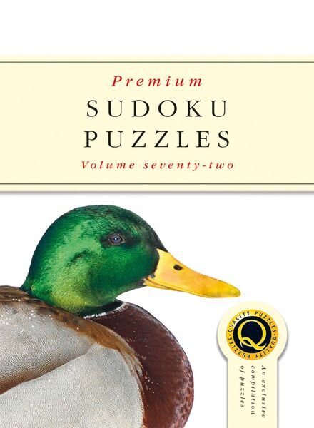 Premium Sudoku Puzzles – Issue 72 – September 2020 Cover