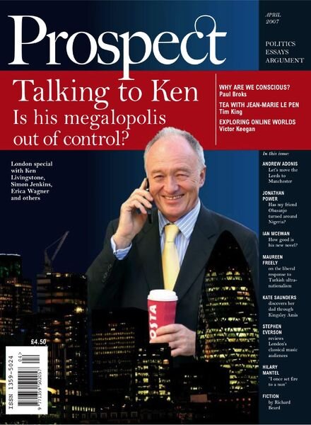 Prospect Magazine – April 2007 Cover