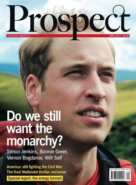 Prospect Magazine – April 2011 Cover