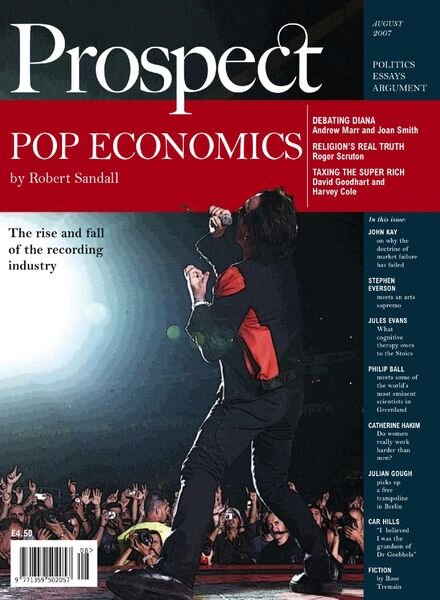 Prospect Magazine – August 2007 Cover