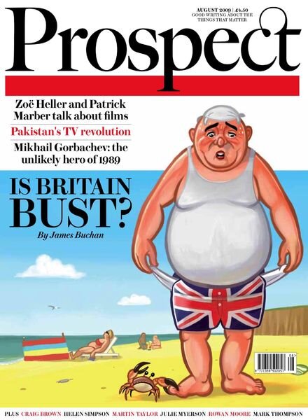 Prospect Magazine – August 2009 Cover