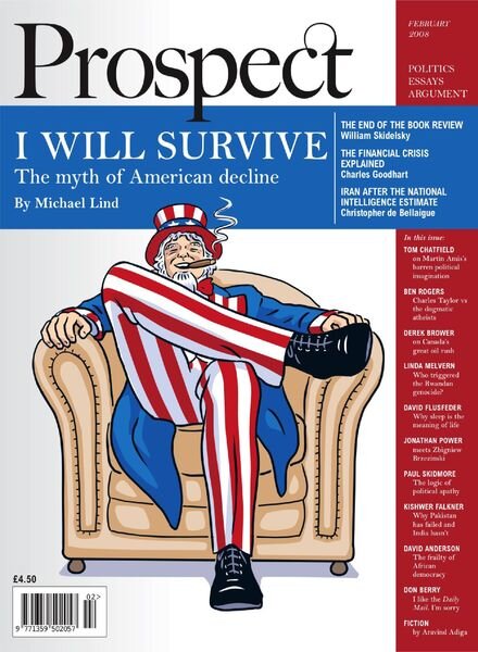 Prospect Magazine – February 2008 Cover
