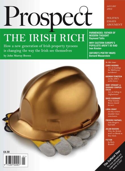 Prospect Magazine – January 2008 Cover