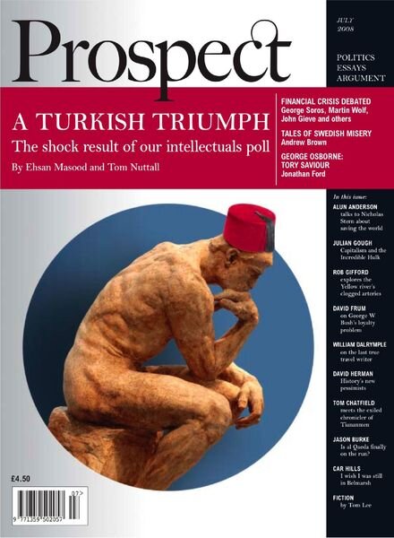 Prospect Magazine – July 2008 Cover