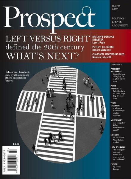 Prospect Magazine – March 2007 Cover