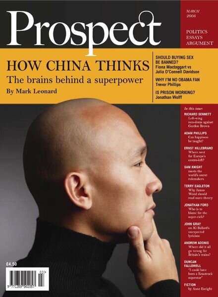Prospect Magazine – March 2008 Cover