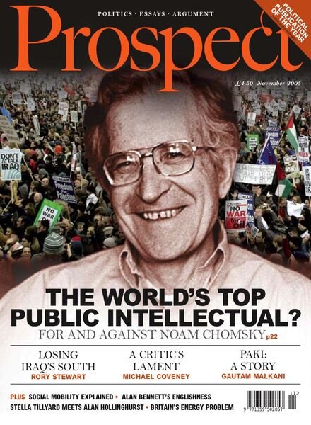 Prospect Magazine – November 2005 Cover