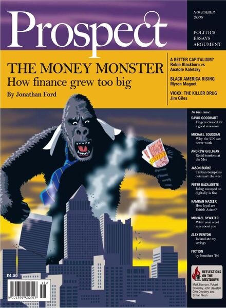 Prospect Magazine – November 2008 Cover