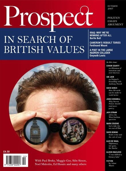 Prospect Magazine – October 2007 Cover