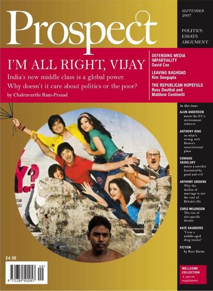 Prospect Magazine – September 2007 Cover