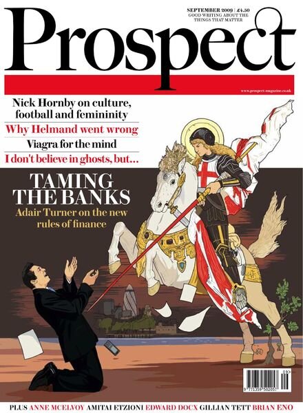 Prospect Magazine – September 2009 Cover