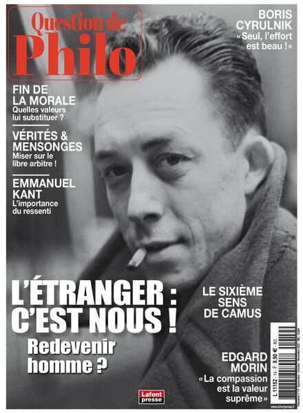 Question de Philo – Septembre-Novembre 2020 Cover
