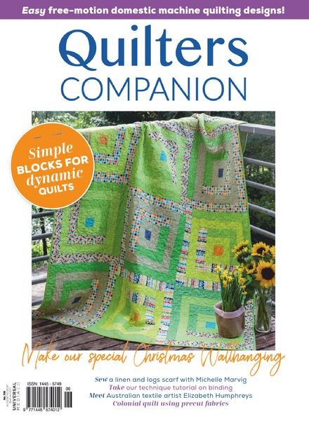 Quilters Companion – September 2020 Cover