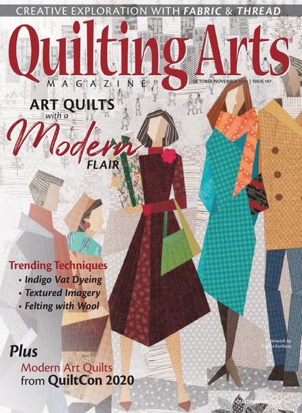 Quilting Arts – October-November 2020 Cover