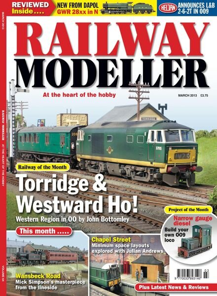 Railway Modeller – March 2013 Cover