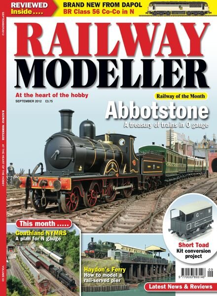 Railway Modeller – September 2012 Cover