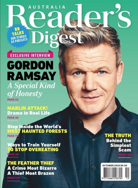 Reader’s Digest Australia & New Zealand – October 2020 Cover