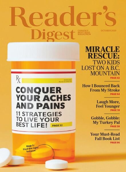 Reader’s Digest Canada – October 2020 Cover