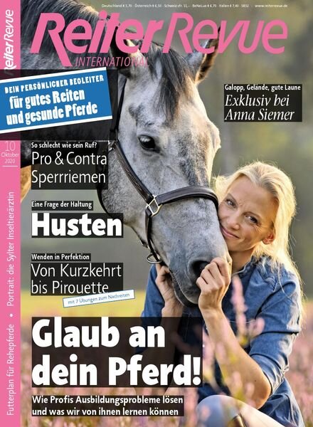 Reiterrevue International – September 2020 Cover
