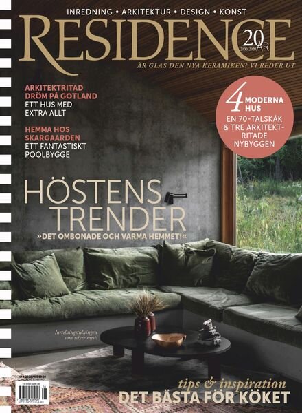 Residence – augusti 2020 Cover