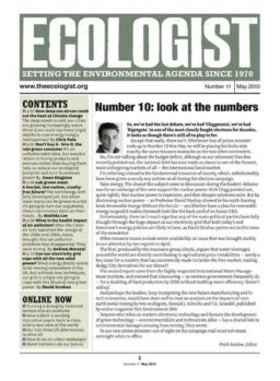 Resurgence & Ecologist – Ecologist Newsletter 11 – May 2010
