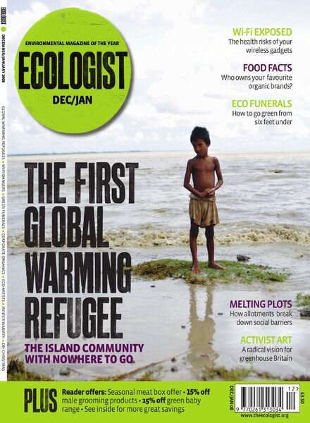 Resurgence & Ecologist – Ecologist, Vol 37 N 10 – December-January 2008 Cover