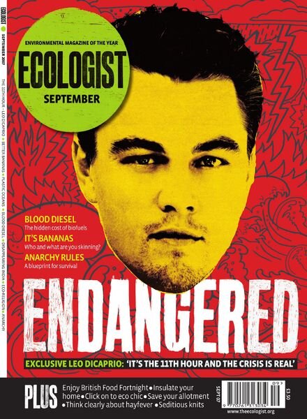 Resurgence & Ecologist – Ecologist, Vol 37 N 7 – Sepember 2007 Cover
