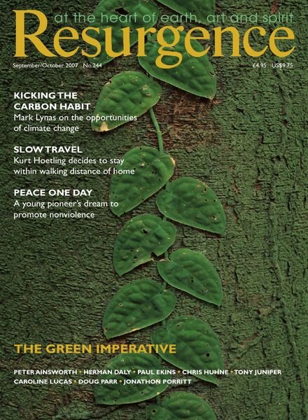 Resurgence & Ecologist – Resurgence, 244 – Sepember-October 2007 Cover