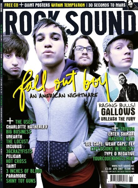Rock Sound – April 2007 Cover