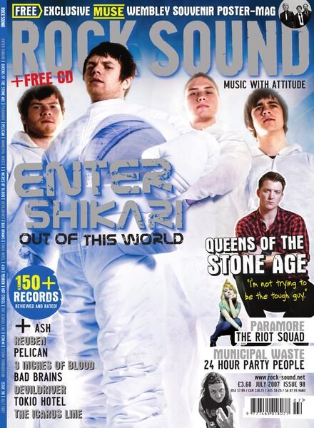 Rock Sound Magazine – July 2007 Cover