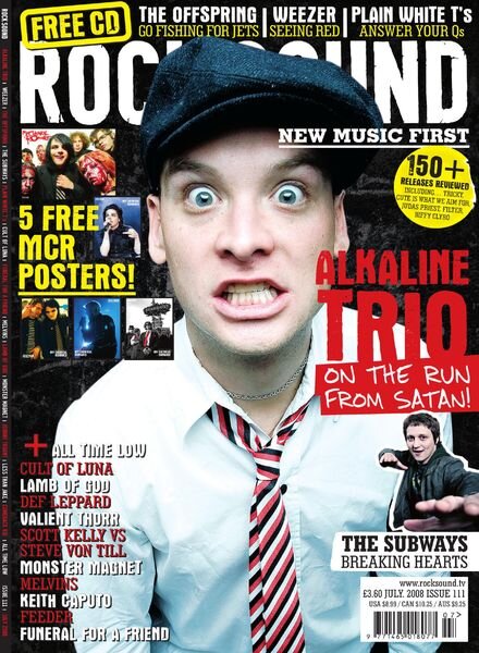 Rock Sound Magazine – July 2008 Cover