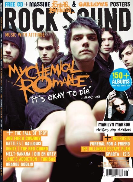 Rock Sound Magazine – June 2007 Cover
