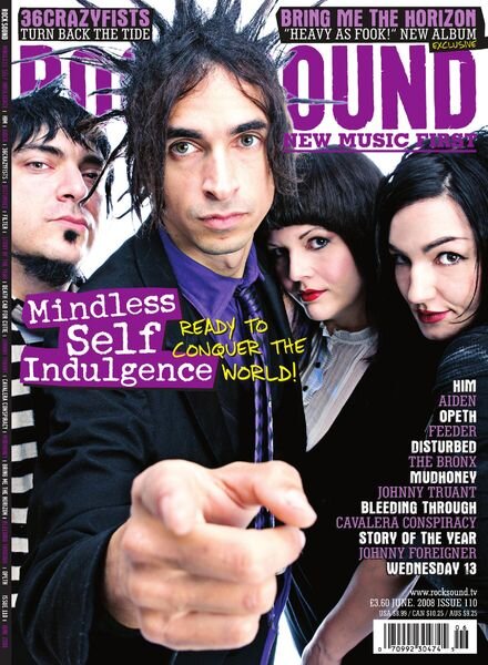 Rock Sound Magazine – June 2008 Cover