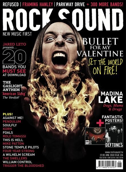 Rock Sound Magazine – June 2010 Cover