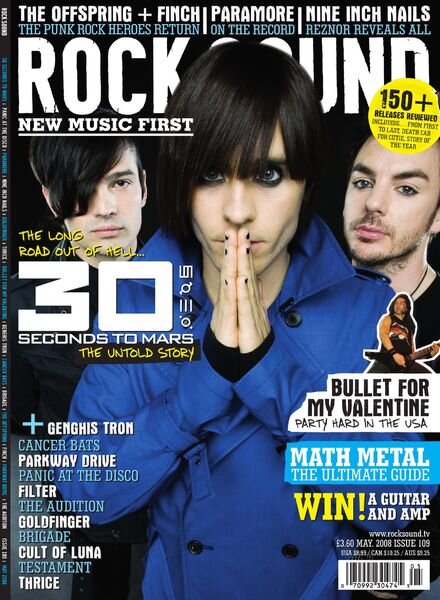 Rock Sound Magazine – May 2008 Cover