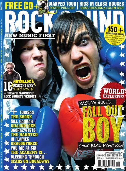 Rock Sound Magazine – October 2008 Cover