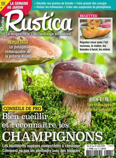 Rustica – 21 Aout 2020 Cover