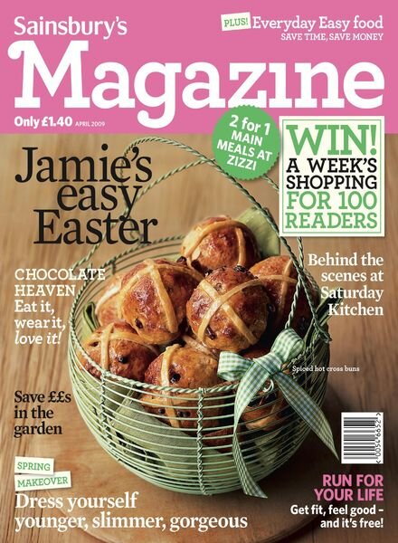 Sainsbury’s Magazine – April 2009 Cover