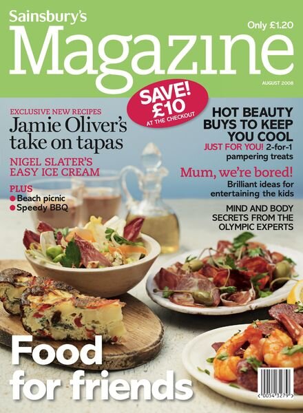 Sainsbury’s Magazine – August 2008 Cover