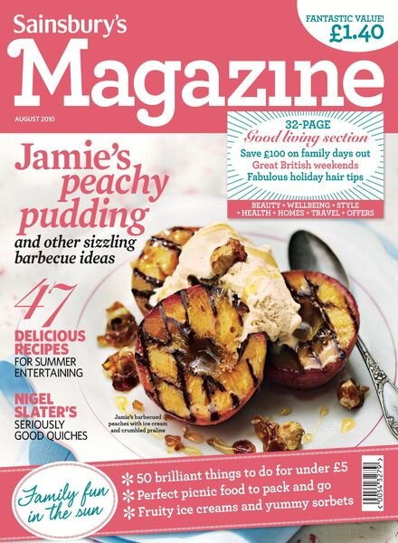 Sainsbury’s Magazine – August 2010 Cover