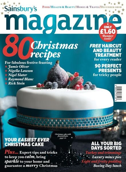Sainsbury’s Magazine – December 2010 Cover