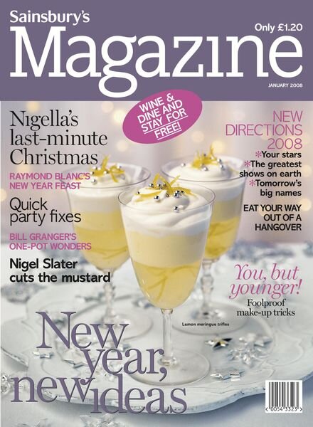 Sainsbury’s Magazine – January 2008 Cover