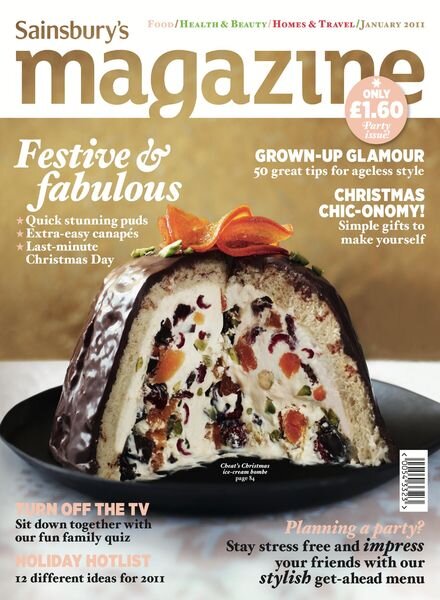 Sainsbury’s Magazine – January 2011 Cover